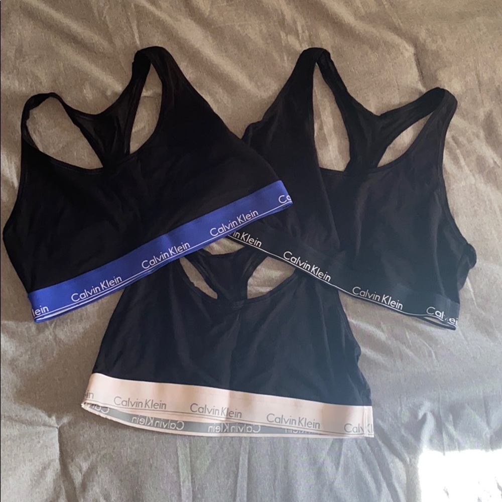 3 pack Calvin Klein XL Bralettes